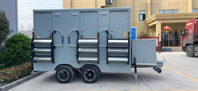 portable restroom rentals luxury restroom trailer