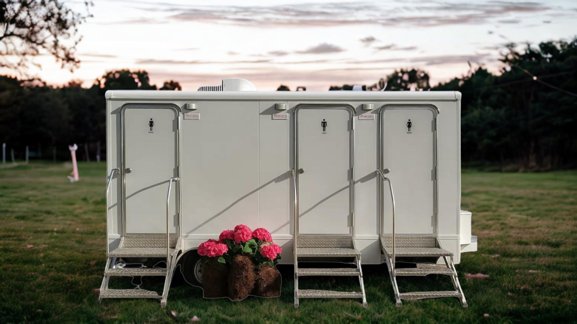 wedding portable restroom