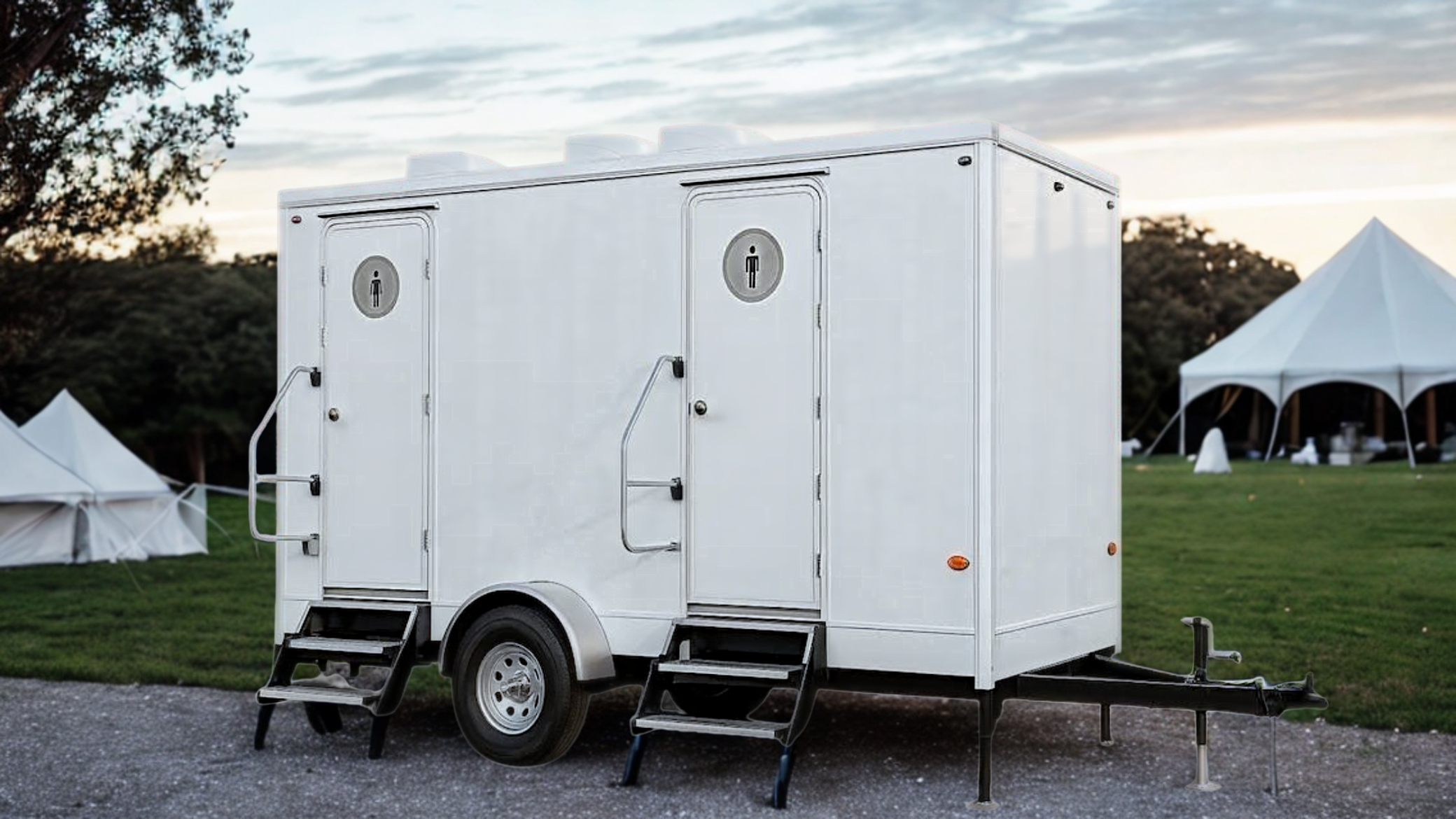 luxury restroom trailer